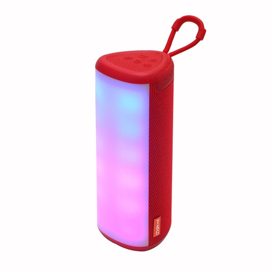 T&G TG357 Portable Wireless Bluetooth Speaker Outdoor Subwoofer with RGB Colorful Light & TWS(Red) - Desktop Speaker by T&G | Online Shopping UK | buy2fix