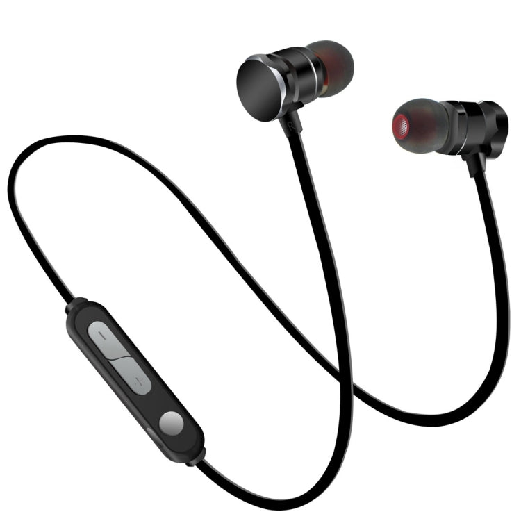 X3 Magnetic Absorption Sports Bluetooth 5.0 In-Ear Headset with HD Mic, Support Hands-free Calls, Distance: 10m(Black) - Sport Earphone by buy2fix | Online Shopping UK | buy2fix