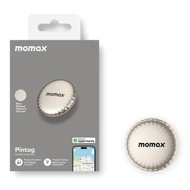 MOMAX PINTAG BR5 Wireless Positioning Anti-lost Device(White) - Anti-lost Alarm by MOMAX | Online Shopping UK | buy2fix