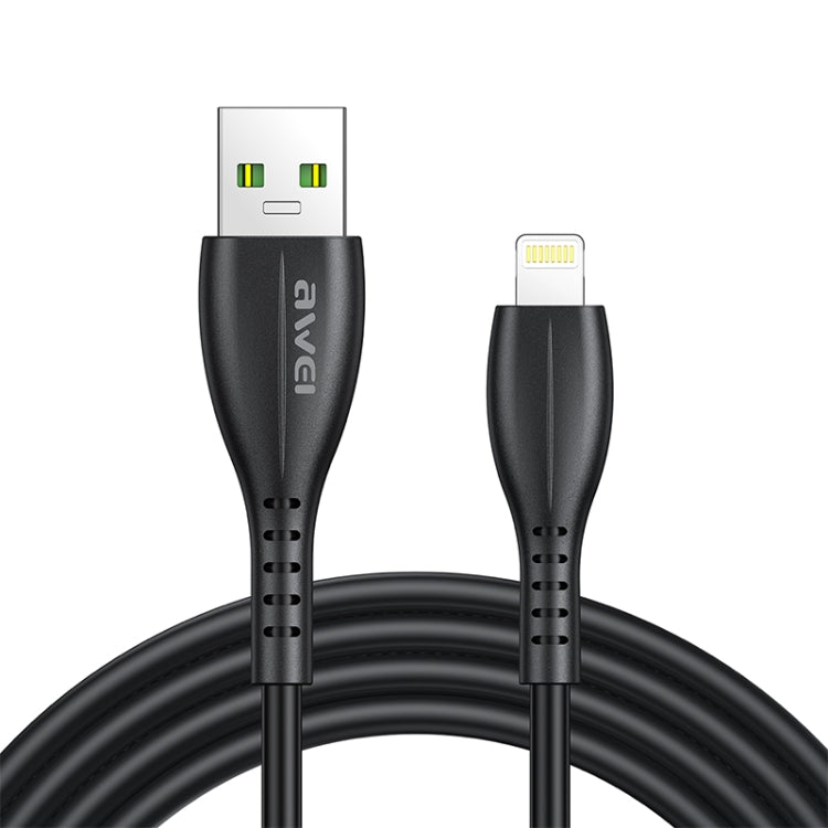 awei CL-115L 1m 2.4A USB to 8 Pin Charging Cable - Normal Style Cable by awei | Online Shopping UK | buy2fix