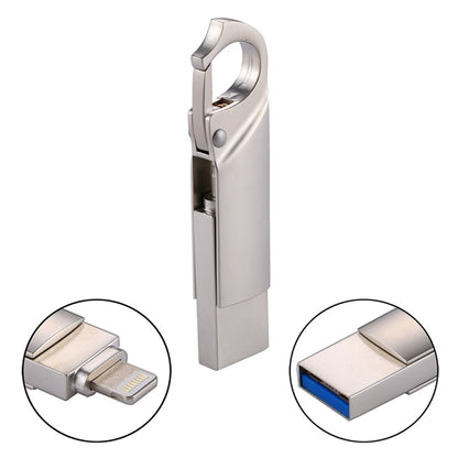 RQW-10F 2 in 1 USB 2.0 & 8 Pin 32GB Keychain Flash Drive - U Disk & Card Reader by buy2fix | Online Shopping UK | buy2fix