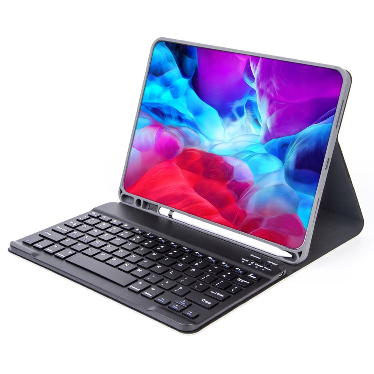 X-11B Skin Plain Texture Detachable Bluetooth Keyboard Tablet Case for iPad Pro 11 inch 2020 / 2018, with Pen Slot (Black) - For iPad Pro by buy2fix | Online Shopping UK | buy2fix