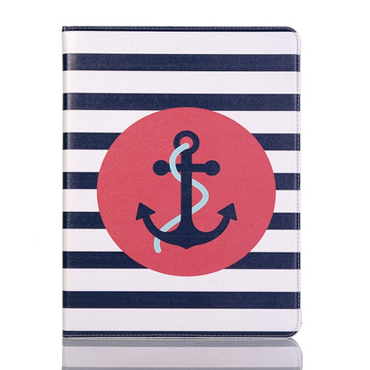 Ship Anchor Pattern Horizontal Flip Leather Case for iPad Air 11 2024 / iPad Pro 11 inch (2018),with Card Slots & Holder & Wallet & Photo Frame & Pen slot - iPad Pro 11 (2018) Cases by buy2fix | Online Shopping UK | buy2fix