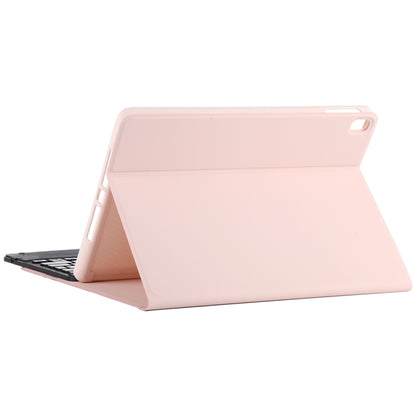 TG-102BC Detachable Bluetooth Black Keyboard + Microfiber Leather Tablet Case for iPad 10.2 inch / iPad Air (2019), with Touch Pad & Pen Slot & Holder(Pink) - For iPad Air by buy2fix | Online Shopping UK | buy2fix