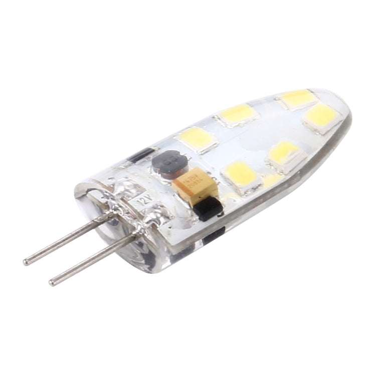 G4 2W 180LM Corn Light Bulb, 12 LED SMD 2835 Silicone, DC 12V, Big Size: 3.9x1.4x0.9cm(White Light) - LED Blubs & Tubes by buy2fix | Online Shopping UK | buy2fix