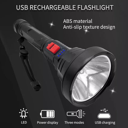 L-826 Single Core 3W USB Rechargeable Mini Portable Glare LED Flashlight - LED Flashlight by buy2fix | Online Shopping UK | buy2fix