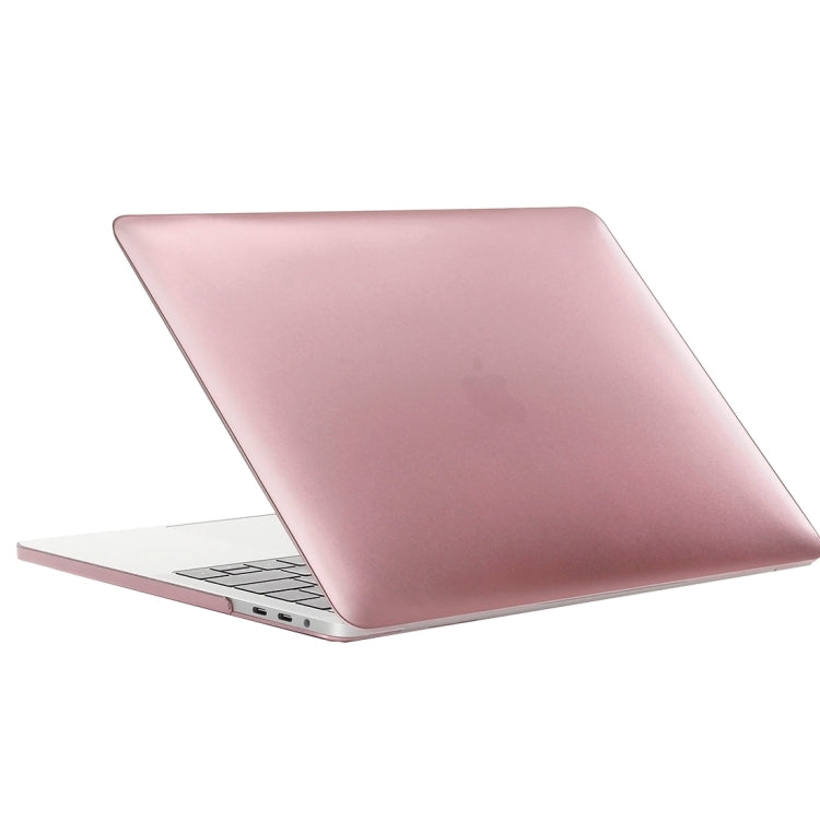 For 2016 New Macbook Pro 13.3 inch A1706 & A1708 Laptop PC + Metal Oil Surface Protective Case (Rose Gold) - MacBook Pro Cases by buy2fix | Online Shopping UK | buy2fix