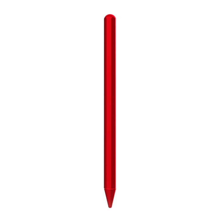 Stylus Pen Silica Gel Protective Case for Apple Pencil 2 (Red) - Pencil Accessories by buy2fix | Online Shopping UK | buy2fix