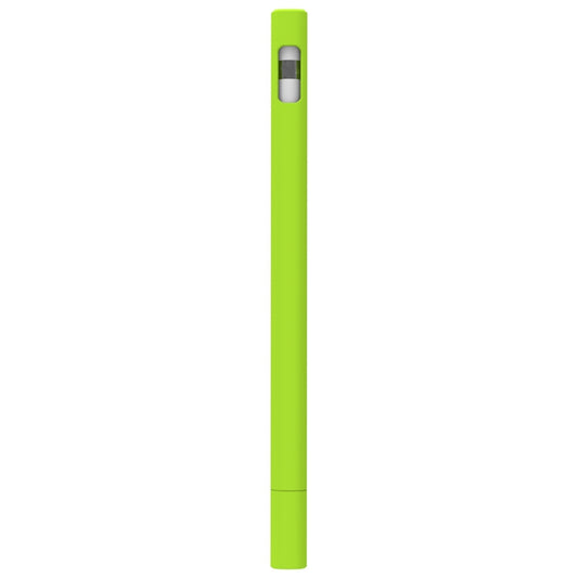 LOVE MEI For Apple Pencil 1 Triangle Shape Stylus Pen Silicone Protective Case Cover (Fluorescent Green) - Pencil Accessories by LOVE MEI | Online Shopping UK | buy2fix