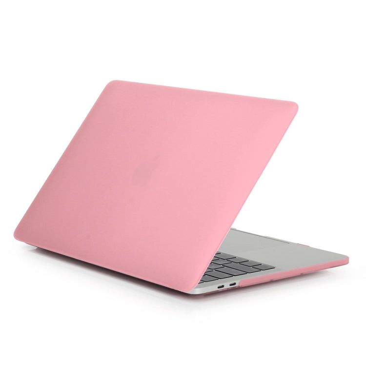 ENKAY Hat-Prince 2 in 1 Frosted Hard Shell Plastic Protective Case + US Version Ultra-thin TPU Keyboard Protector Cover for 2016 New MacBook Pro 13.3 inch with Touchbar (A1706)(Pink) - MacBook Pro Cases by ENKAY | Online Shopping UK | buy2fix