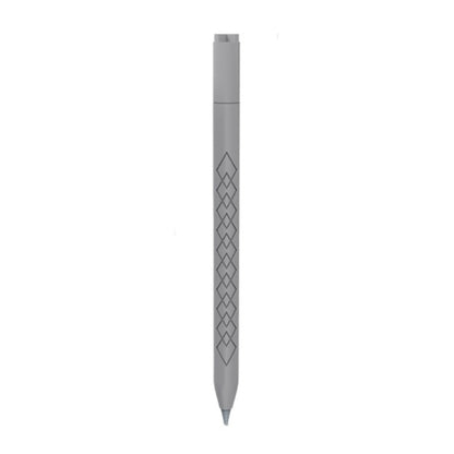 For Apple Pencil (USB-C) Diamond Pattern Silicone Stylus Pen Protective Case (Grey) - Pencil Accessories by buy2fix | Online Shopping UK | buy2fix