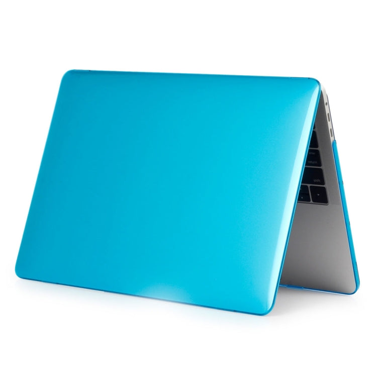 ENKAY Hat-Prince 2 in 1 Crystal Hard Shell Plastic Protective Case + Europe Version Ultra-thin TPU Keyboard Protector Cover for 2016 MacBook Pro 13.3 Inch without Touch Bar (A1708) (Baby Blue) - MacBook Pro Cases by ENKAY | Online Shopping UK | buy2fix