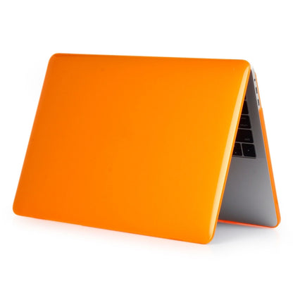 ENKAY Hat-Prince 2 in 1 Crystal Hard Shell Plastic Protective Case + Europe Version Ultra-thin TPU Keyboard Protector Cover for 2016 MacBook Pro 15.4 Inch with Touch Bar (A1707) (Orange) - MacBook Pro Cases by ENKAY | Online Shopping UK | buy2fix