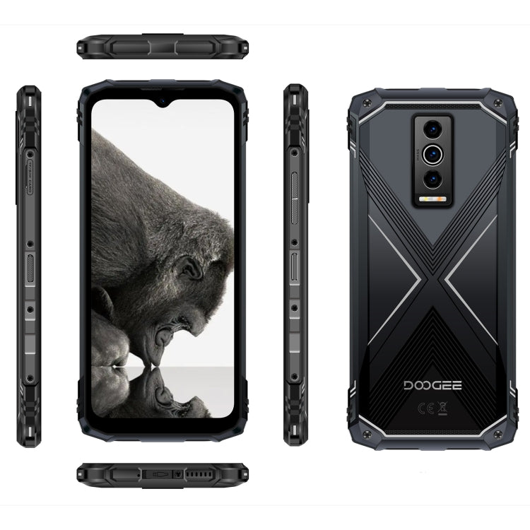 DOOGEE Blade 10 Pro, 6GB+256GB, 6.56 inch Android 14 Spreadtrum T606 Octa Core, Network: 4G, OTG, NFC (Black Silver) - DOOGEE by DOOGEE | Online Shopping UK | buy2fix