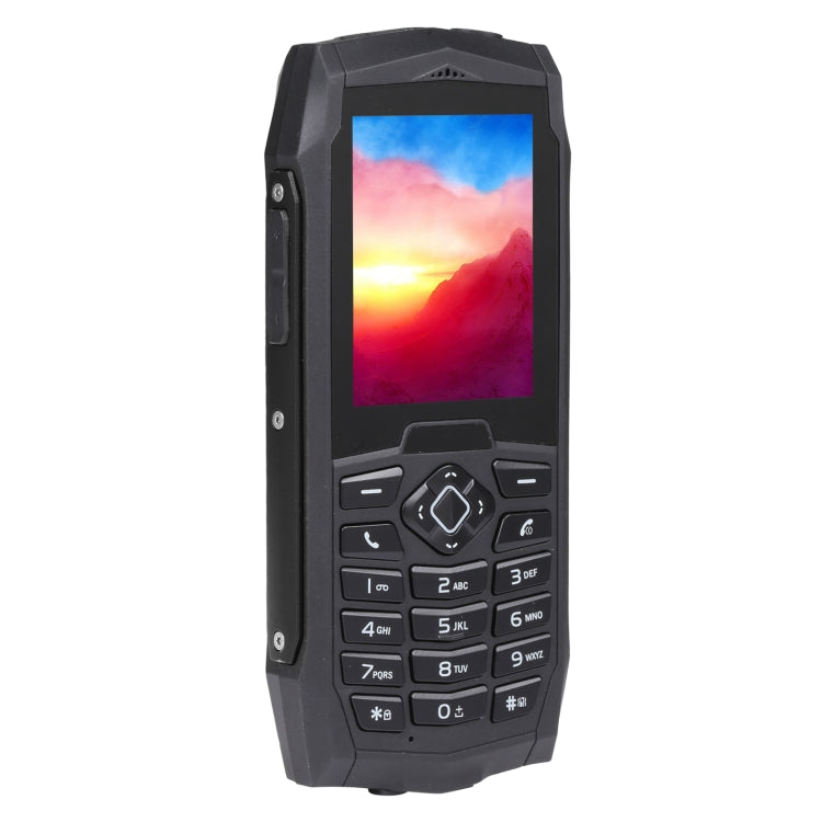 Rugtel R1D Rugged Phone, IP68 Waterproof Dustproof Shockproof, 2.4 inch, MTK6261D, 2000mAh Battery, Loud Box Speaker, FM, Network: 2G, Dual SIM (Black) - Others by Rugtel | Online Shopping UK | buy2fix