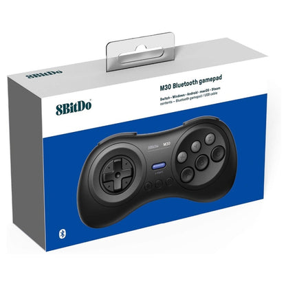 8BitDo M30 Bluetooth Gamepad for Nintendo Switch, Mac OS, Android, Steam, Windows (Black) - Controller Gamepad by 8BitDo | Online Shopping UK | buy2fix