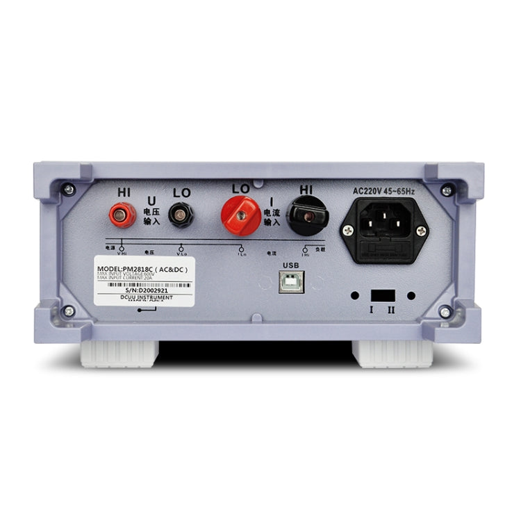 DCUU PM2818C AC 20A Intelligent Electrical Parameters Measuring Instrument (EU Plug) - Current & Voltage Tester by buy2fix | Online Shopping UK | buy2fix