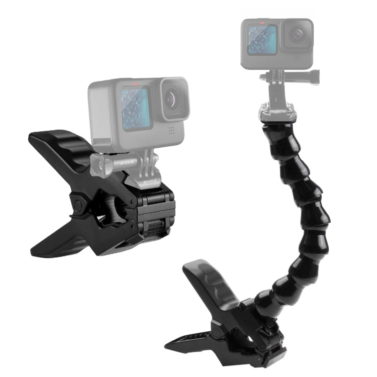 PULUZ Action Sports Cameras Jaws Flex Clamp Mount for GoPro, Insta360, DJI and Other Action Cameras - Holder by PULUZ | Online Shopping UK | buy2fix