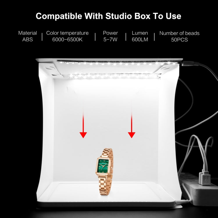 PULUZ Mini LED Photography Shadowless Light Lamp Panel Pad + Studio Shooting Tent Box, Acrylic Material, 20cm x 20cm Effective Area -  by PULUZ | Online Shopping UK | buy2fix