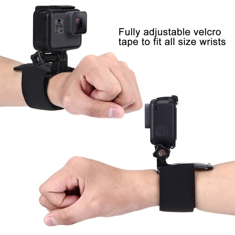 PULUZ Adjustable Wrist Strap Mount for GoPro, Insta360, DJI and Other Action Cameras, Strap Length: 28.5cm - Wrist Strap by PULUZ | Online Shopping UK | buy2fix