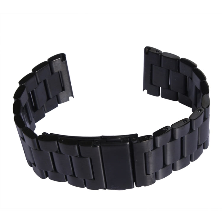 For Apple Watch 38mm Classic Buckle Steel Watch Band Replacement, Only Used in Conjunction with Connectors ( S-AW-3291 )(Black) - Watch Bands by buy2fix | Online Shopping UK | buy2fix