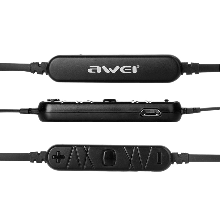 awei A920BL Wireless Bluetooth Sports Stereo Earphones(Black) - Sport Earphone by awei | Online Shopping UK | buy2fix