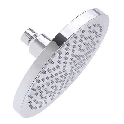 Round Temperature Sensor 3-Color (Blue / Pink / Red) LED Shower Head(Silver) - Shower Head by buy2fix | Online Shopping UK | buy2fix