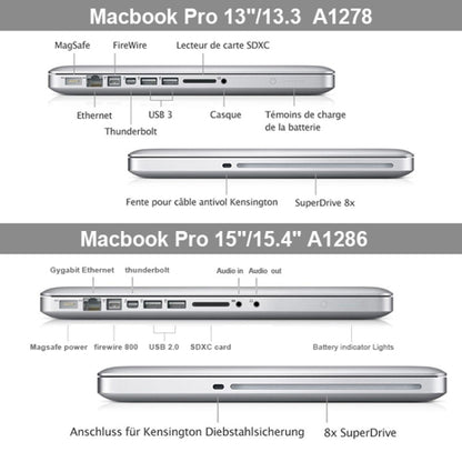 Laptop Frosted Hard Protective Case for MacBook Pro 13.3 inch A1278 (2009 - 2012)(Grey) - MacBook Pro Cases by buy2fix | Online Shopping UK | buy2fix