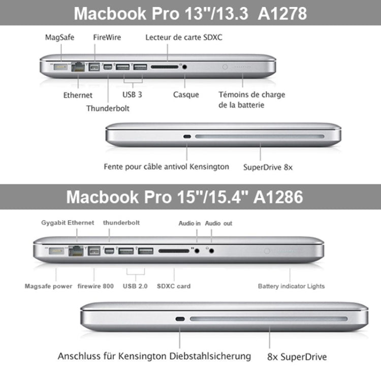 Frosted Hard Plastic Protection Case for Macbook Pro 13.3 inch A1278(Grey) - MacBook Pro Cases by buy2fix | Online Shopping UK | buy2fix