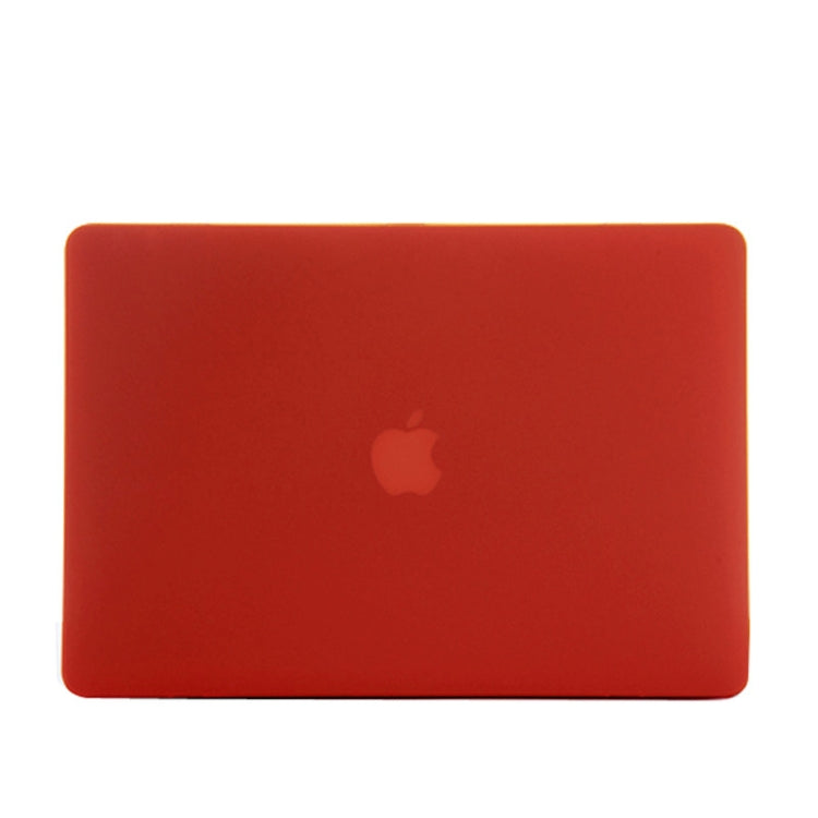 Frosted Hard Protective Case for Macbook Pro Retina 15.4 inch  A1398(Red) - MacBook Pro Cases by buy2fix | Online Shopping UK | buy2fix