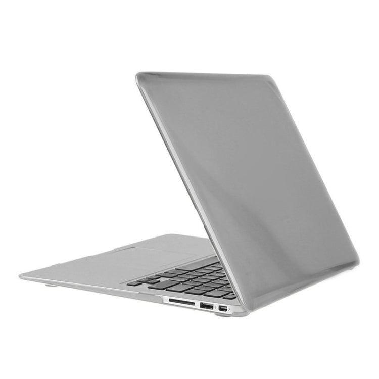 ENKAY for Macbook Air 11.6 inch (US Version) / A1370 / A1465 Hat-Prince 3 in 1 Crystal Hard Shell Plastic Protective Case with Keyboard Guard & Port Dust Plug(Grey) - MacBook Air Cases by ENKAY | Online Shopping UK | buy2fix