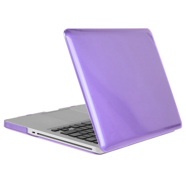 ENKAY for Macbook Pro 15.4 inch (US Version) / A1286 Hat-Prince 3 in 1 Crystal Hard Shell Plastic Protective Case with Keyboard Guard & Port Dust Plug(Purple) - MacBook Pro Cases by ENKAY | Online Shopping UK | buy2fix