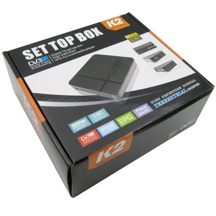Mini Terrestrial Receiver HD DVB-T2 Set Top Box, Support USB / HDMI / MPEG4 /H.264(US Plug) - DVB-T & Analog Solutions by buy2fix | Online Shopping UK | buy2fix