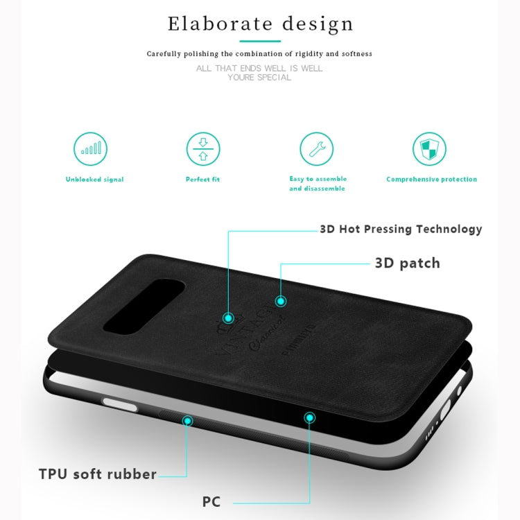 PINWUYO Shockproof Waterproof Full Coverage PC + TPU + Skin Protective Case for Galaxy S10e(Black) - Galaxy Phone Cases by PINWUYO | Online Shopping UK | buy2fix