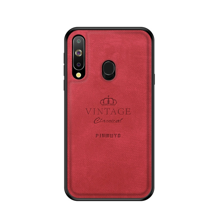 PINWUYO Shockproof Waterproof Full Coverage PC + TPU + Skin Protective Case for Galaxy A8s(Red) - Galaxy Phone Cases by PINWUYO | Online Shopping UK | buy2fix