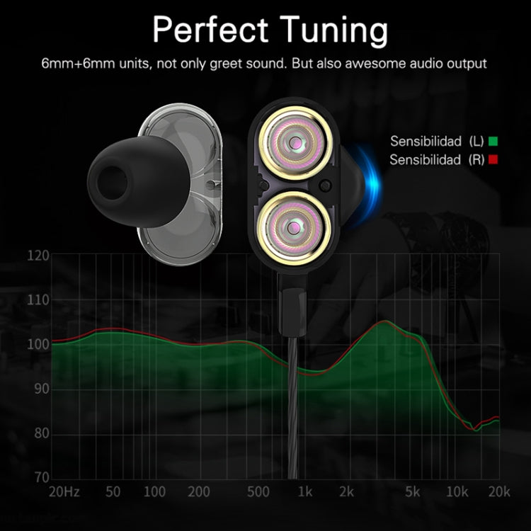 Langsdom Double Moving Coil with Wheat Headset(Black) - Bluetooth Earphone by Langsdom | Online Shopping UK | buy2fix