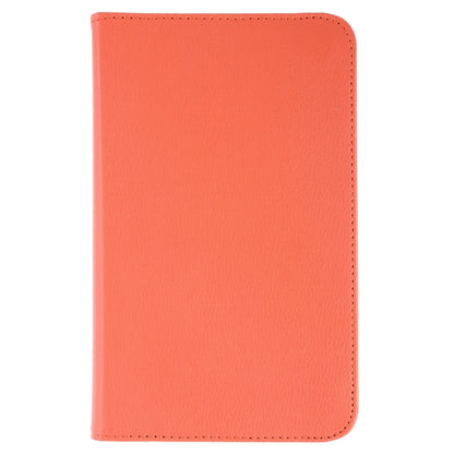 Litchi Texture Horizontal Flip 360 Degrees Rotation Leather Case for Galaxy Tab A 8 (2019) / P200 / P205, with Holder (Orange) - Tab A 8.0 & S Pen (2019) P200/P205 by buy2fix | Online Shopping UK | buy2fix