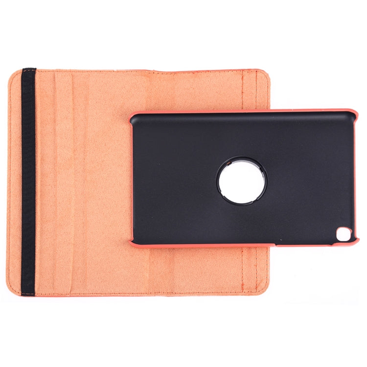 Litchi Texture Horizontal Flip 360 Degrees Rotation Leather Case for Galaxy Tab A 8 (2019) / P200 / P205, with Holder (Orange) - Tab A 8.0 & S Pen (2019) P200/P205 by buy2fix | Online Shopping UK | buy2fix