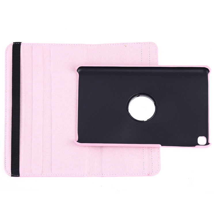 Litchi Texture Horizontal Flip 360 Degrees Rotation Leather Case for Galaxy Tab A 8 (2019) / P200 / P205, with Holder (Pink) - Tab A 8.0 & S Pen (2019) P200/P205 by buy2fix | Online Shopping UK | buy2fix