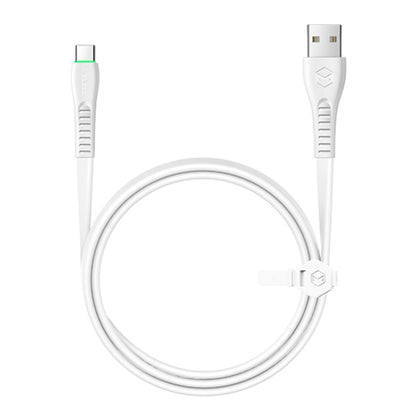 Mcdodo CA-6432 Flying Fish Series Type-C to USB LED Data Cable, Length: 1.8m (White) - USB-C & Type-C Cable by Mcdodo | Online Shopping UK | buy2fix