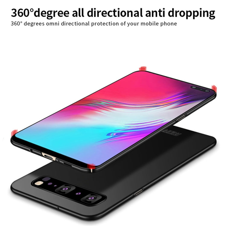 MOFI Frosted PC Ultra-thin Hard Case for Galaxy S10 5G (Black) - Galaxy Phone Cases by MOFI | Online Shopping UK | buy2fix
