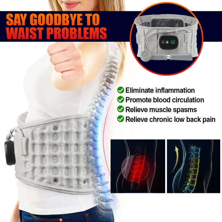 Hailicare Rechargeable Massage Inflatable Belt Warm Electric Heating Belt Without Cloth Bag - Corrector by buy2fix | Online Shopping UK | buy2fix