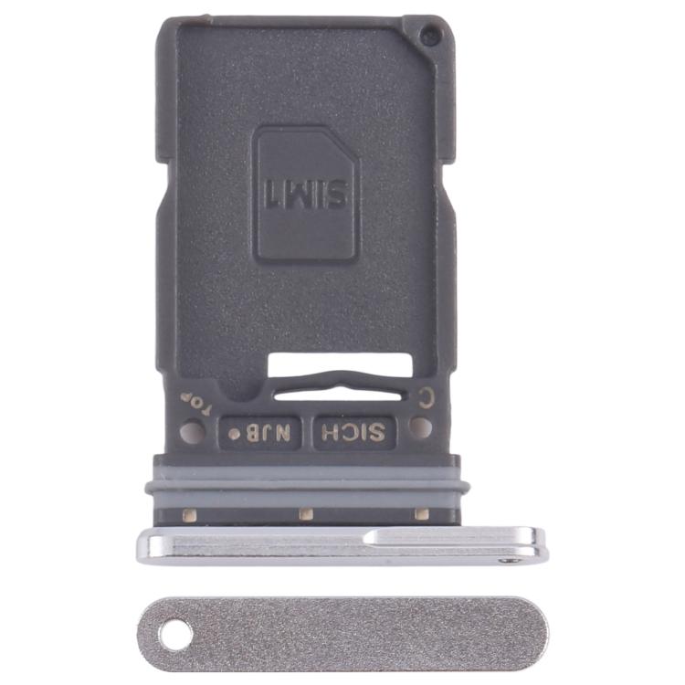 For Samsung Galaxy S24 Ultra 5G Original SIM Card Tray (Silver) - Galaxy S Series Parts by buy2fix | Online Shopping UK | buy2fix