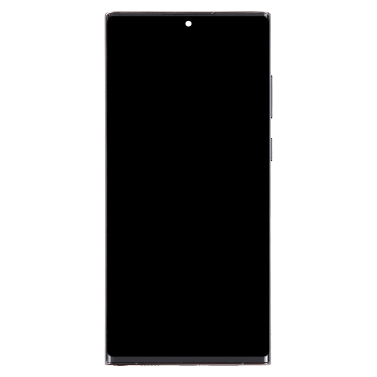 For Samsung Galaxy S22 Ultra 5G SM-S908U US Edition 6.78 inch OLED LCD Screen Digitizer Full Assembly with Frame (Black) - Galaxy S Series Parts by buy2fix | Online Shopping UK | buy2fix