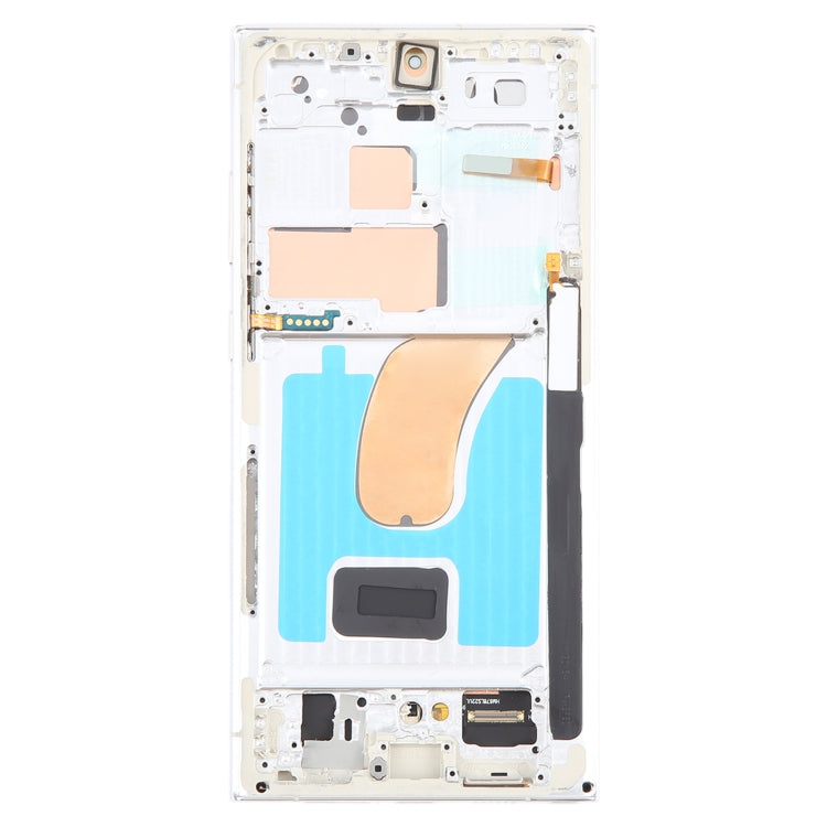 For Samsung Galaxy S23 Ultra 5G SM-S918B EU Edition 6.78 inch OLED LCD Screen Digitizer Full Assembly with Frame (Silver) - Galaxy S Series Parts by buy2fix | Online Shopping UK | buy2fix