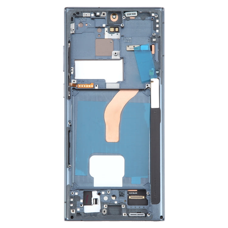 For Samsung Galaxy S22 Ultra 5G SM-S908B EU Edition 6.78 inch OLED  LCD Screen Digitizer Full Assembly with Frame (Green) - Galaxy S Series Parts by buy2fix | Online Shopping UK | buy2fix