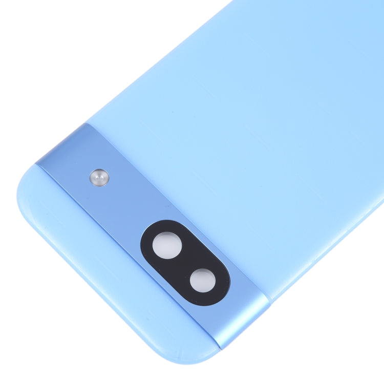 For Google Pixel 8A Battery Back Cover with Camera Lens Cover(Blue) - Back Cover by buy2fix | Online Shopping UK | buy2fix