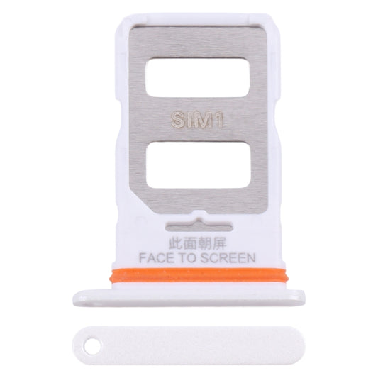 For Xiaomi Poco X6 5G Original SIM Card Tray + SIM Card Tray (White) - For TCL by buy2fix | Online Shopping UK | buy2fix