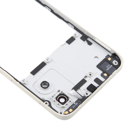 For Motorola Moto E13 Original Middle Frame Bezel Plate (Gold) - Frame Bezel Plate by buy2fix | Online Shopping UK | buy2fix