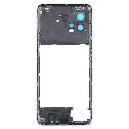 For Motorola Moto G72 Original Middle Frame Bezel Plate (Blue) - Frame Bezel Plate by buy2fix | Online Shopping UK | buy2fix